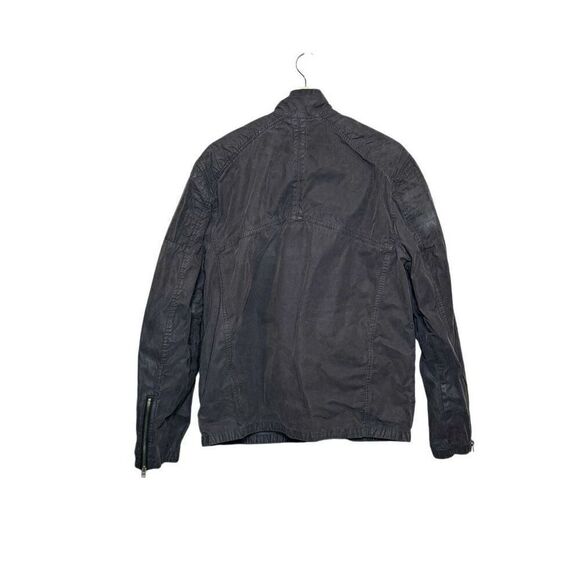 Harley Davidson black slim fit motorcycle jacket size L - Picture 4 of 16